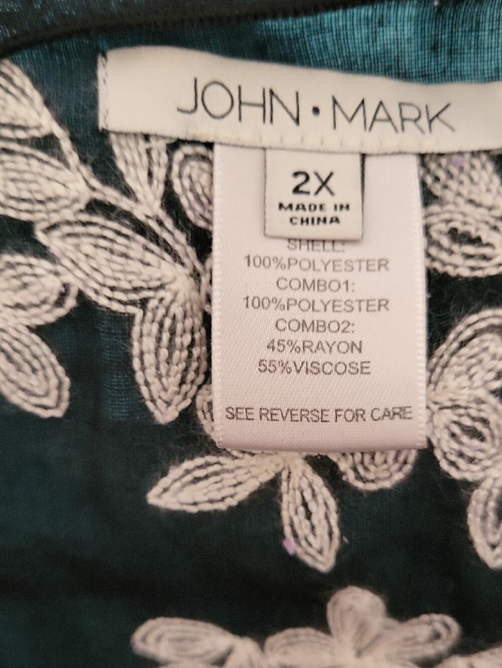 John Mark Embroidered Boho Patchwork Kimono - Picture 7 of 13